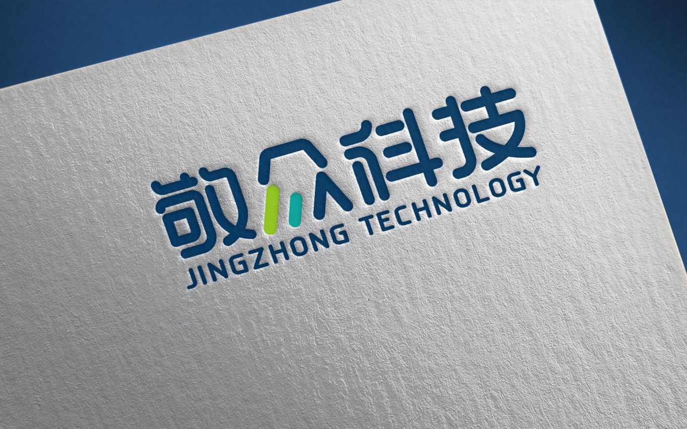 科技企業logo設計-敬眾科技圖1