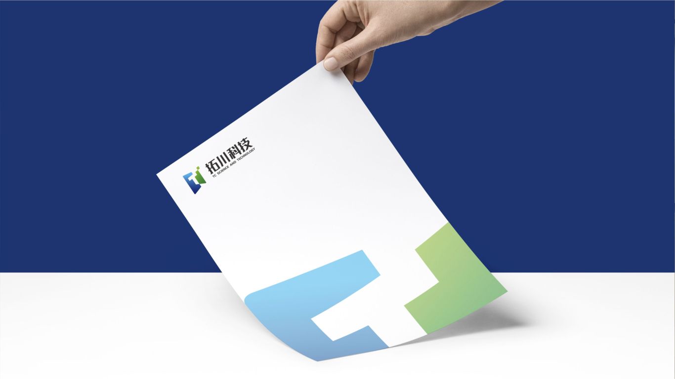 科技企业logo设计-拓川科技图0