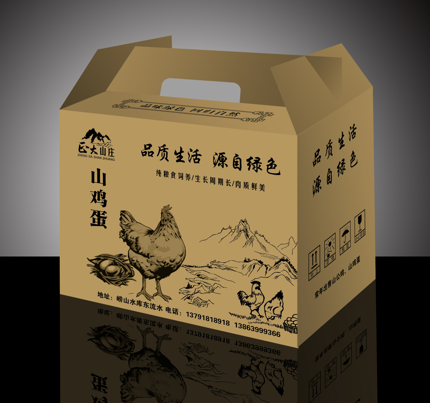 集錦-生鮮水果家禽特產類包裝設計圖9