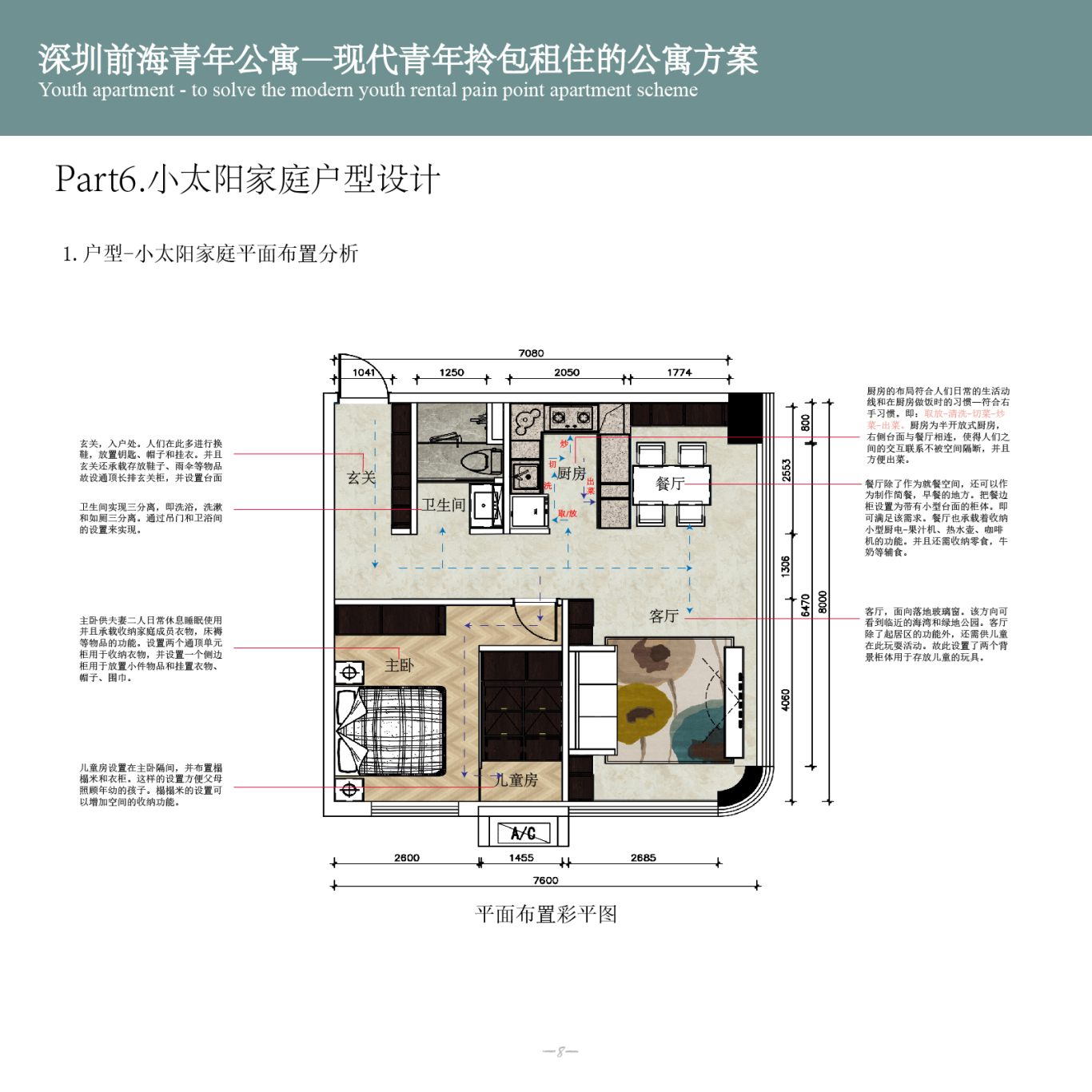 深圳前海公寓—现代青年拎包入住方案图6