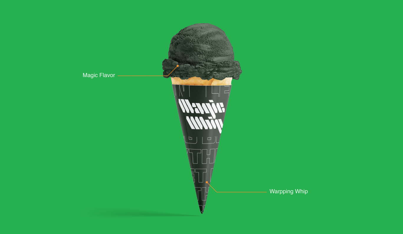Magic Whip Ice Cream Food Truck Branding图4