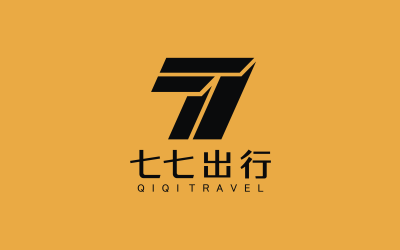 七七出行logo設計