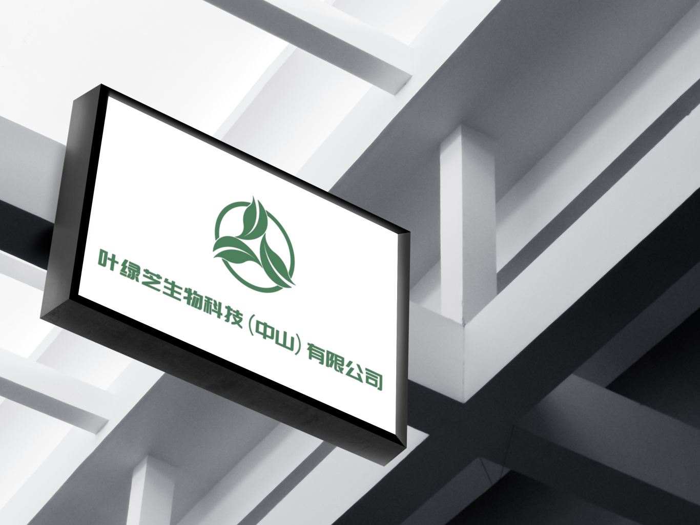 葉綠芝生物科技（中山）有限公司標志設計圖1