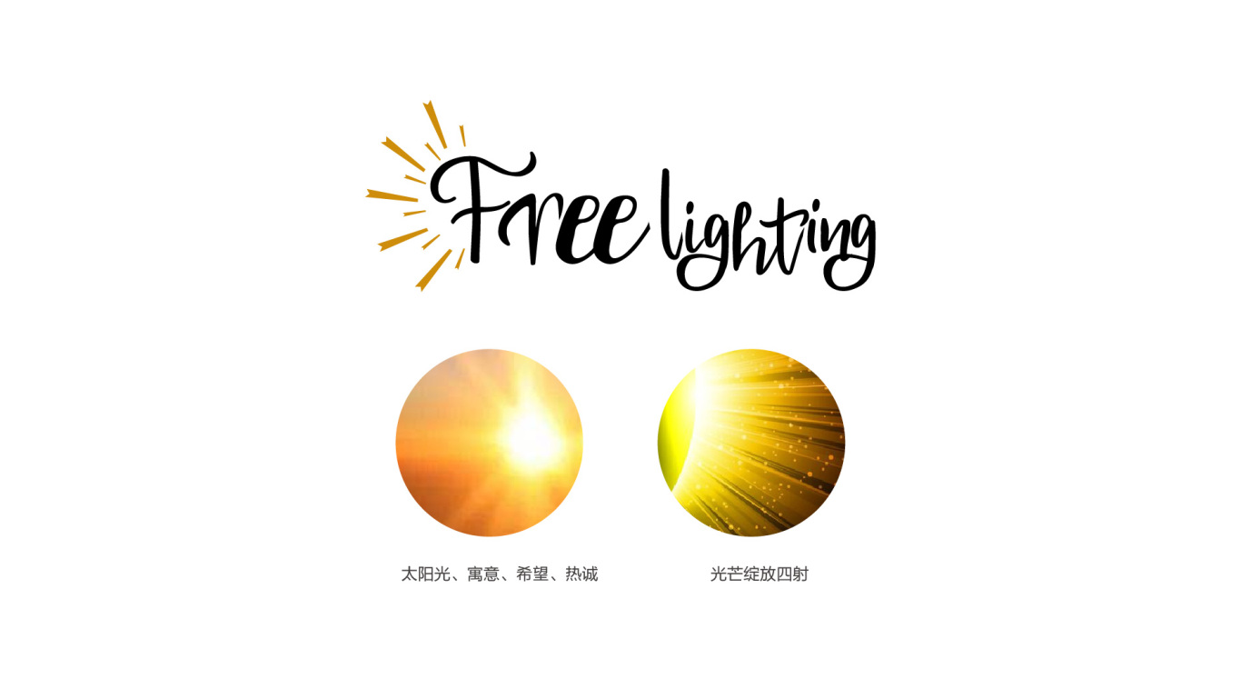 Free Lighting 品牌logo设计第二稿图1