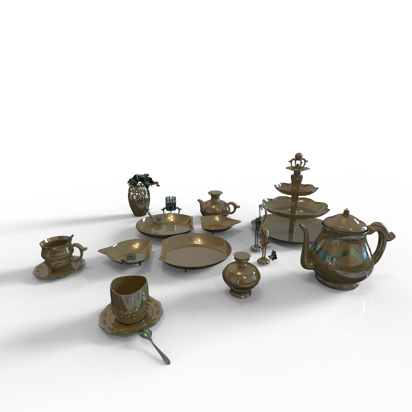 西式茶具设计图5