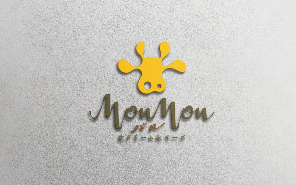 MouMouバル日式奶油起司主題餐廳logo設計