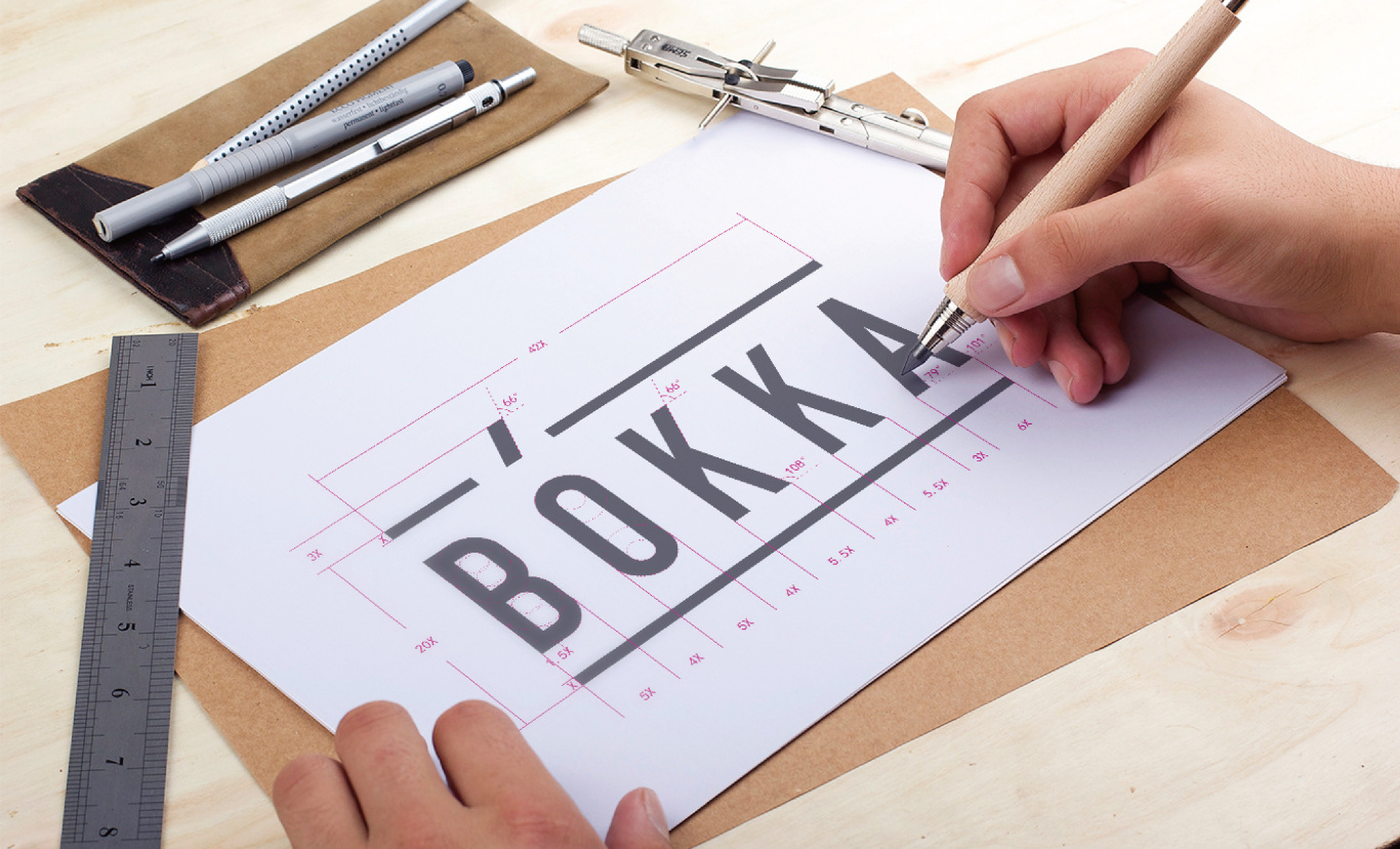 BOKKA餐饮logo设计图3