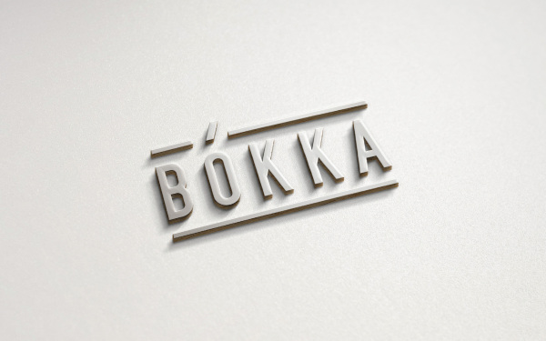 BOKKA餐飲logo設計