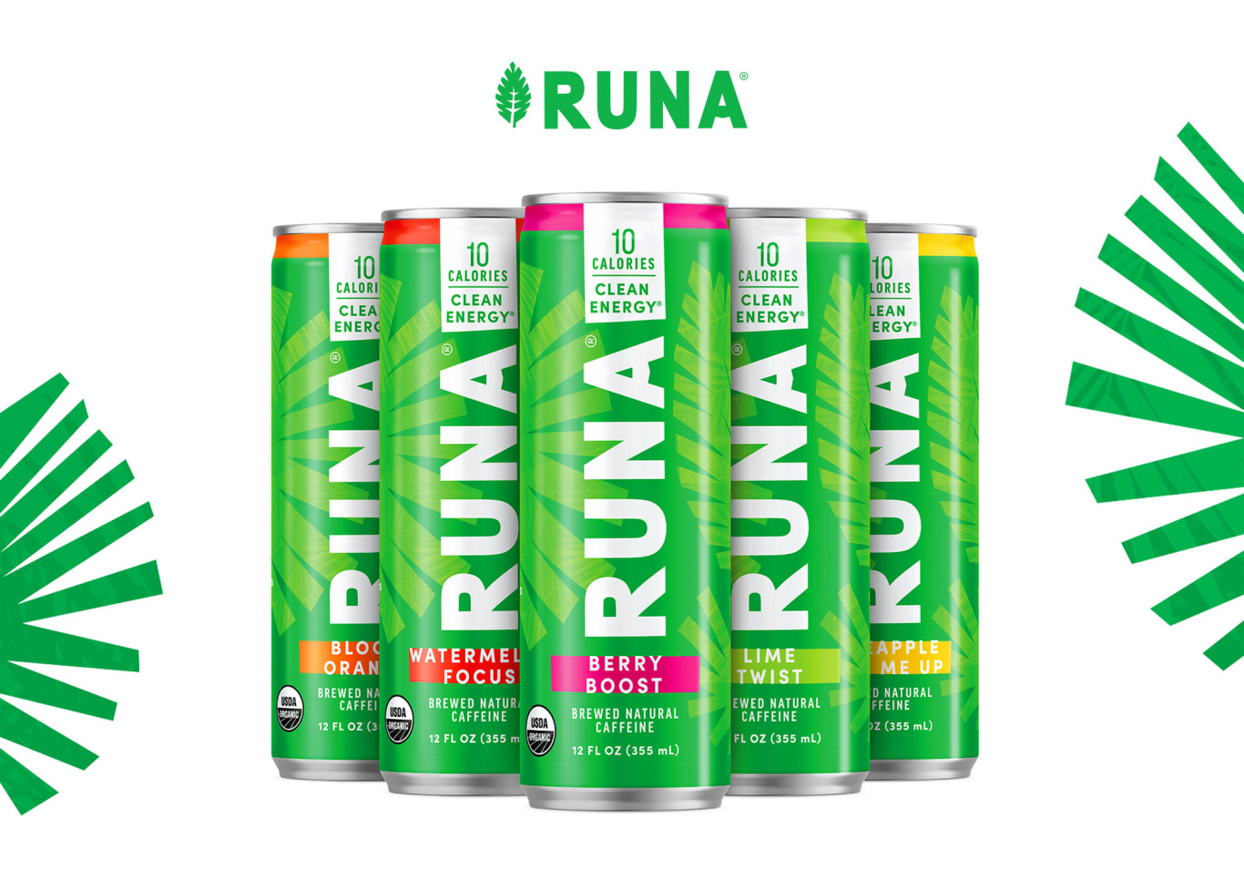 RUNA Clean Energy 品牌形象和包装设计图1
