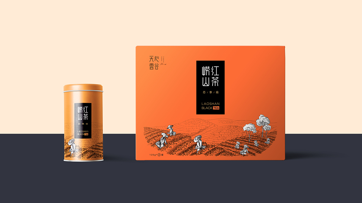 崂山茶叶品牌包装图1