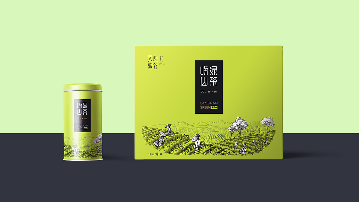 崂山茶叶品牌包装图4