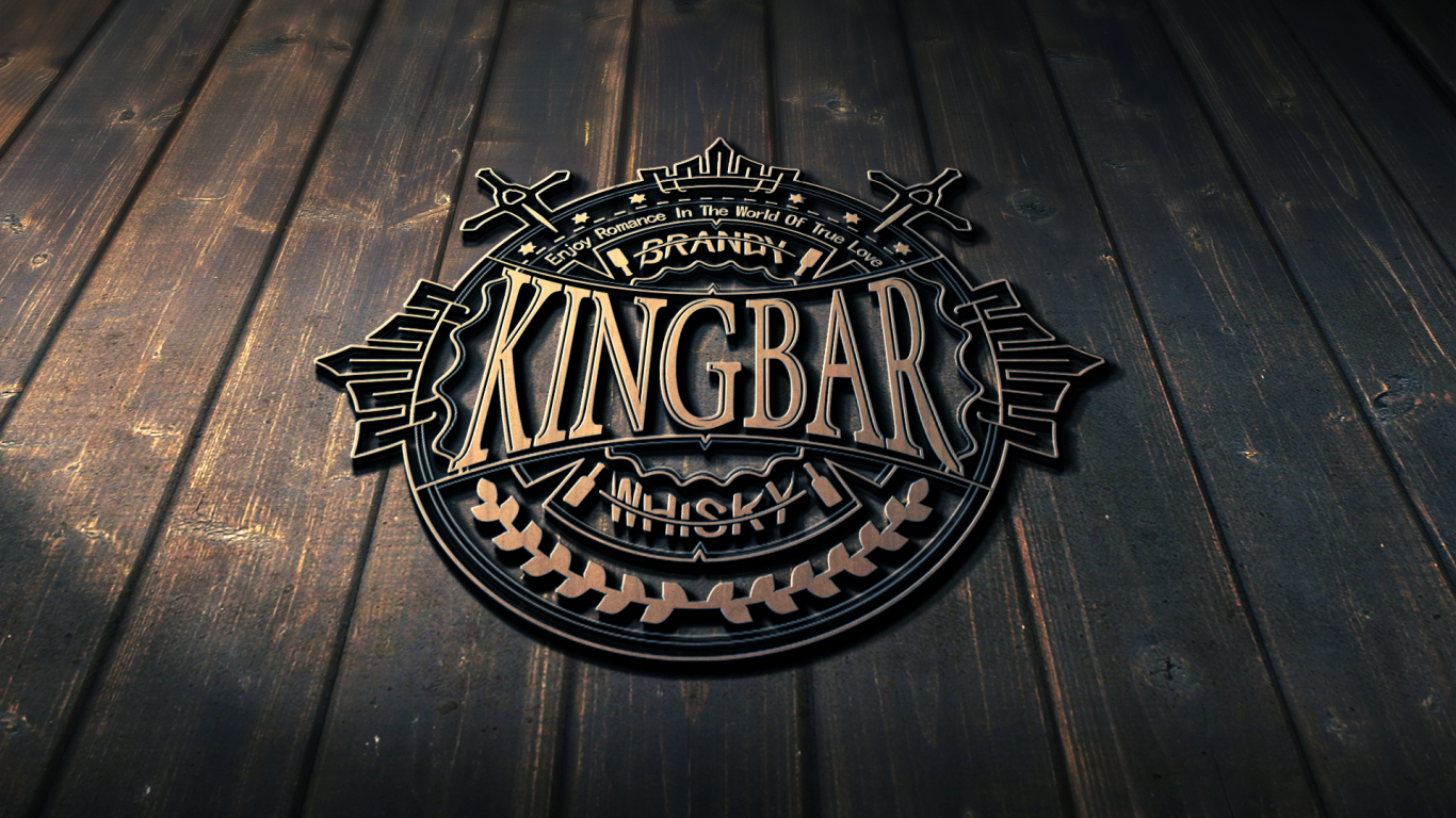KINGBAR酒吧徽章LOGO+VI设计图23