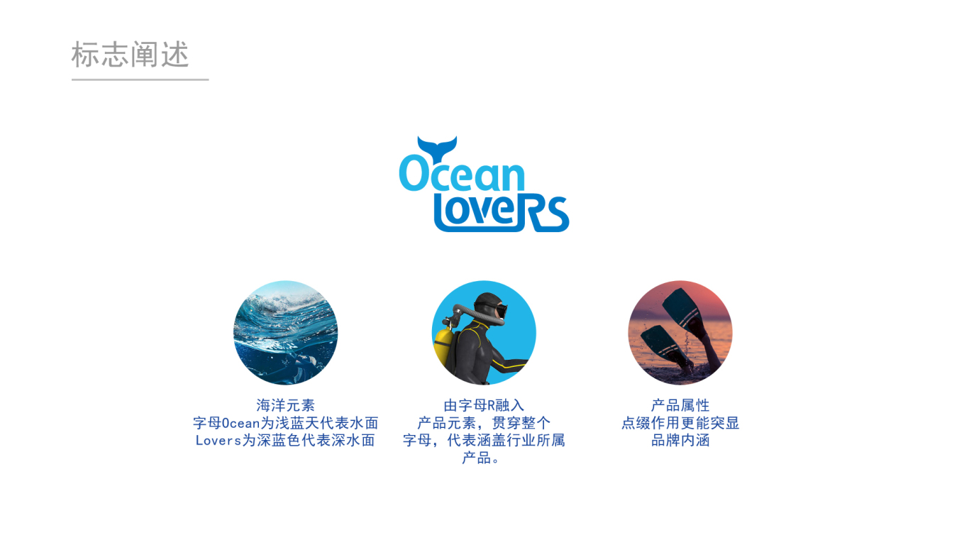 Ocean Lovers 海洋愛好者品牌LOGO设计中标图1