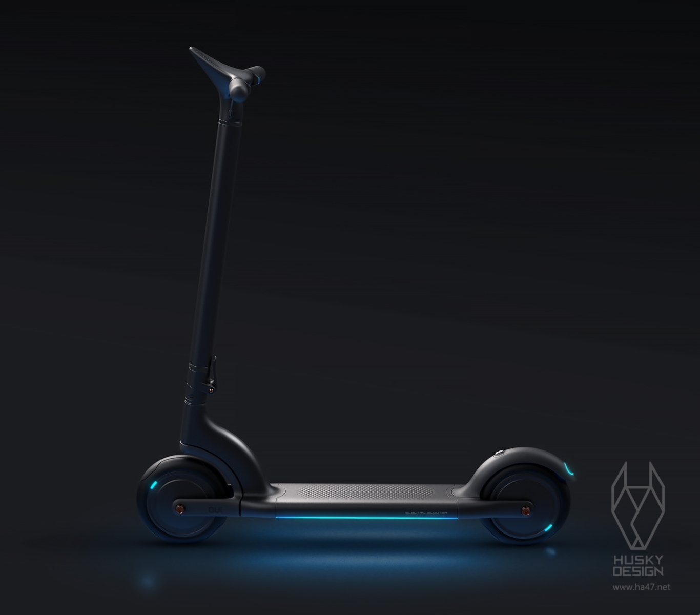 广州哈士奇产品设计 - 电动滑板车 - QUI图0