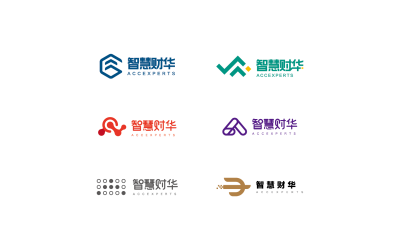 智慧財華財務咨詢機構logo設計