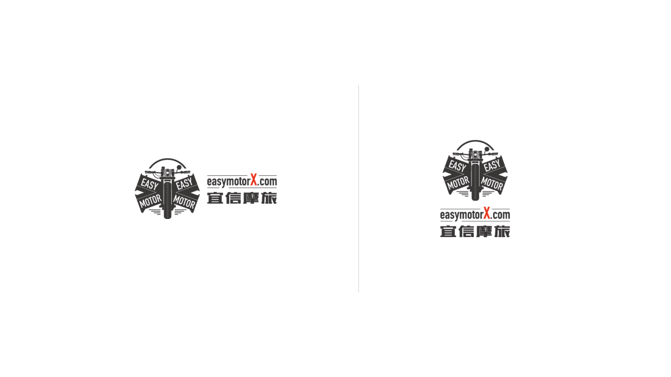 宜信摩旅摩托车旅游机构logo设计图4