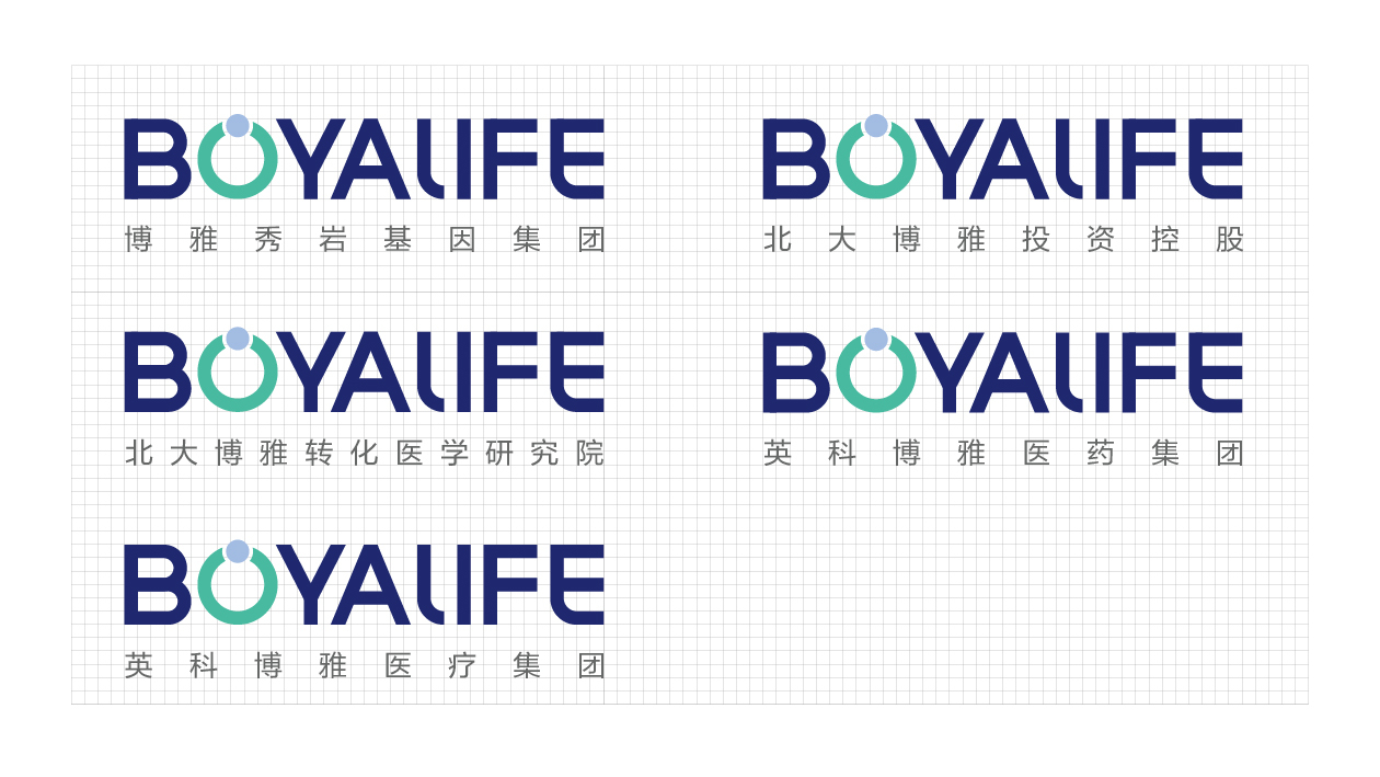 博雅集团logo升级及子母品牌形象规划图8