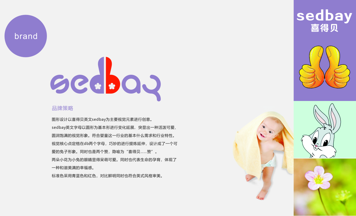 英国喜得贝婴童护肤品牌升级LOGO设计。IP形象及包装设计图2