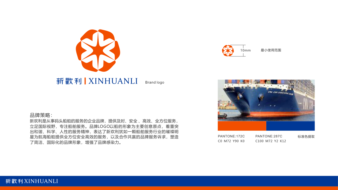深圳市新欢利远洋船舶服务品牌LOGO设计图5