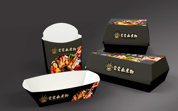 日式美食《尝尝乐专门店》LOGO及包装设计