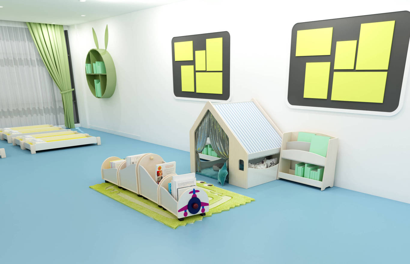 厚樸教育裝備幼兒園活動室家具設計圖0