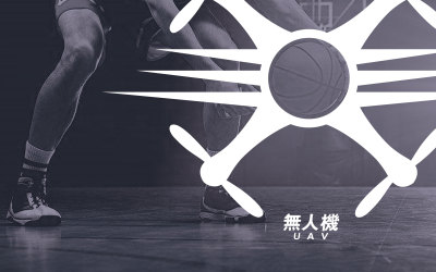 無人機籃球隊logo設計及延伸