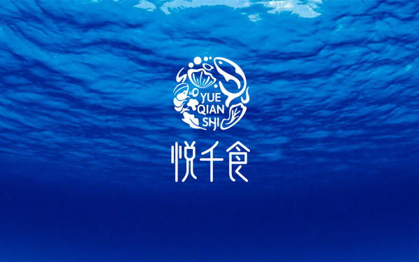悦千食生鲜品牌logo设计