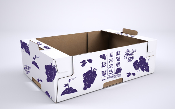 福安葡萄包装生鲜外箱设计