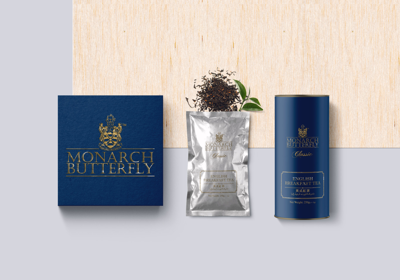 外国茶叶品牌-Monarch Butterfly LOGO设计及产品册设计图7