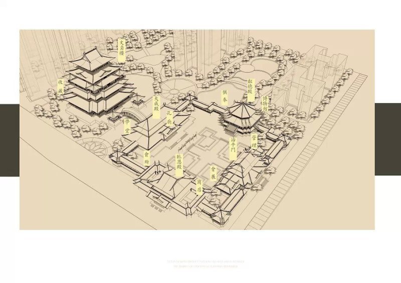 西城文庙建筑群概念设计图18