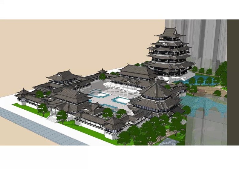 西城文庙建筑群概念设计图2