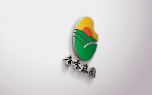 青禾庄园logo设计及吉祥物设计