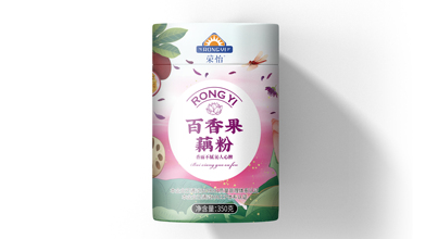 榮怡百香果藕粉包裝設計