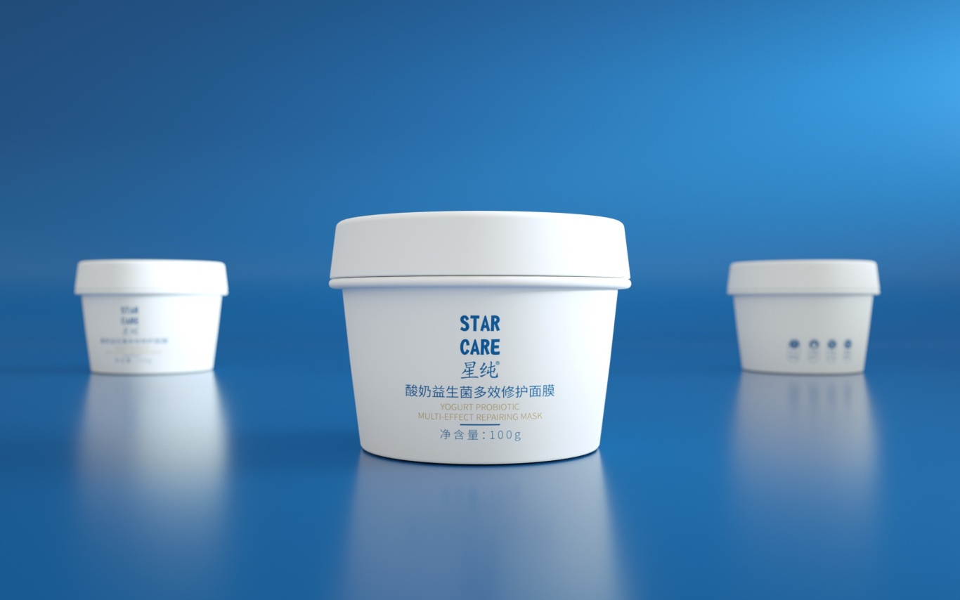 星纯丨酸奶面膜丨包装设计图9