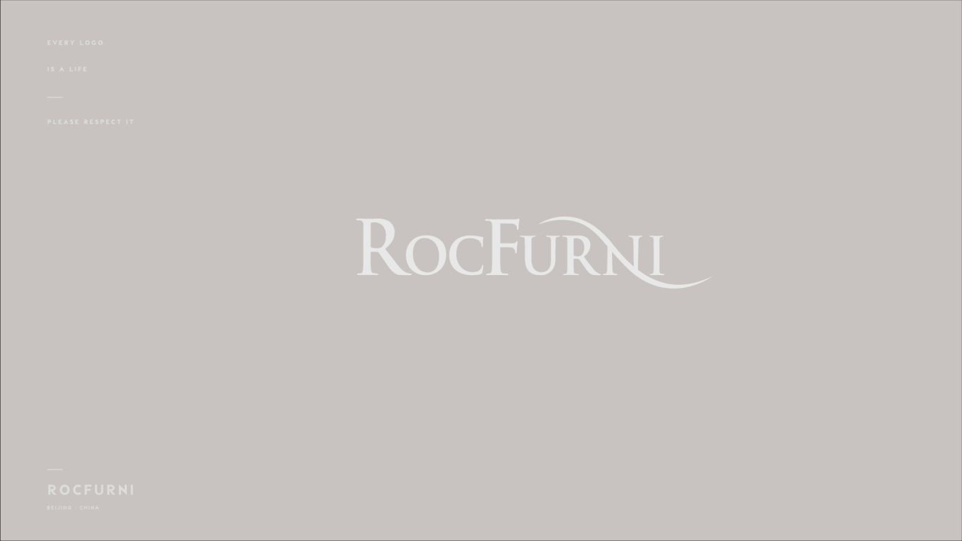 岩板家居RocFurni logo设计方案1图2