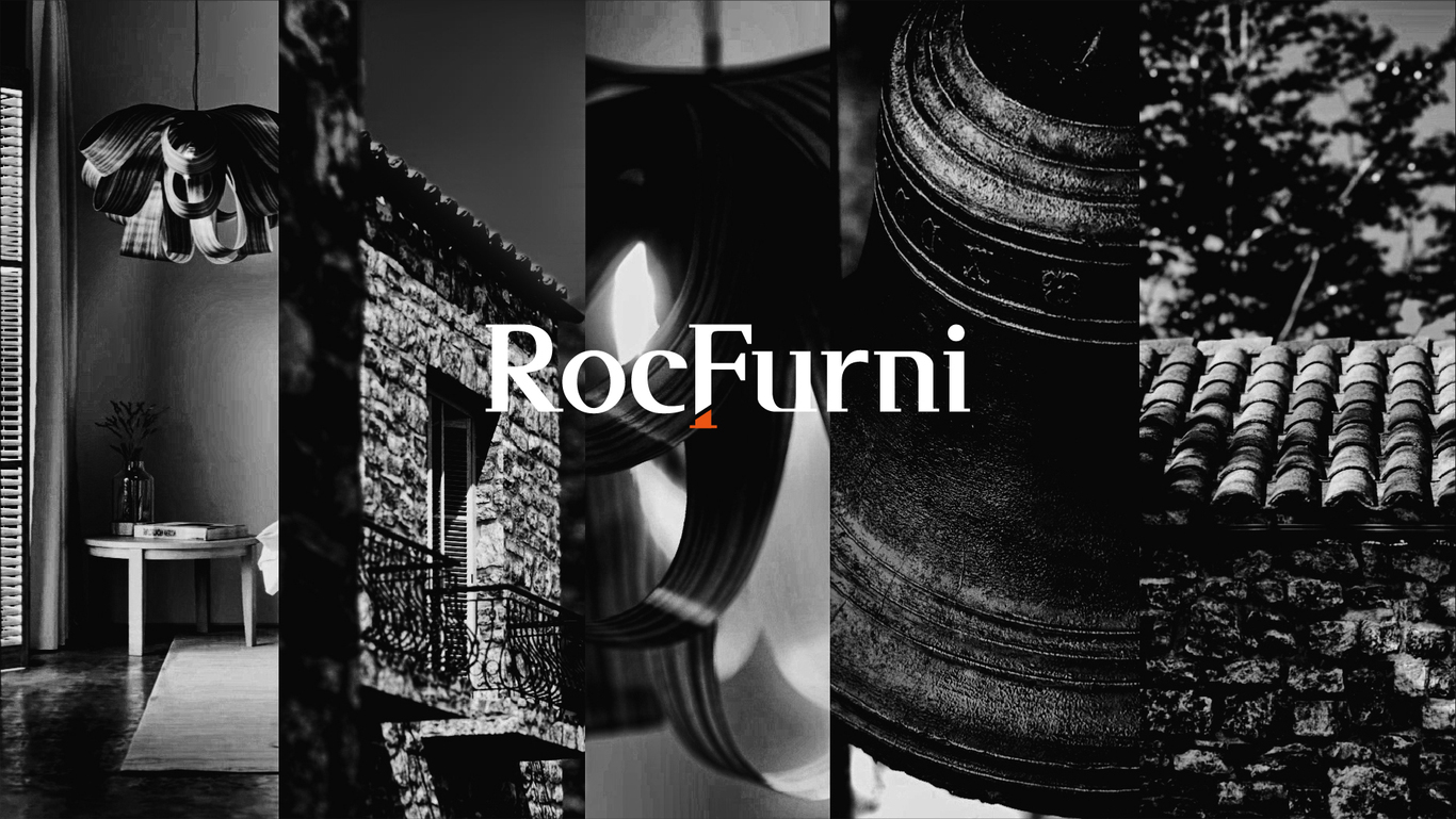 岩板家居RocFurni logo设计方案3图3