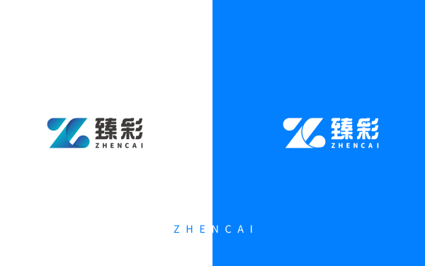 臻彩-logo设计