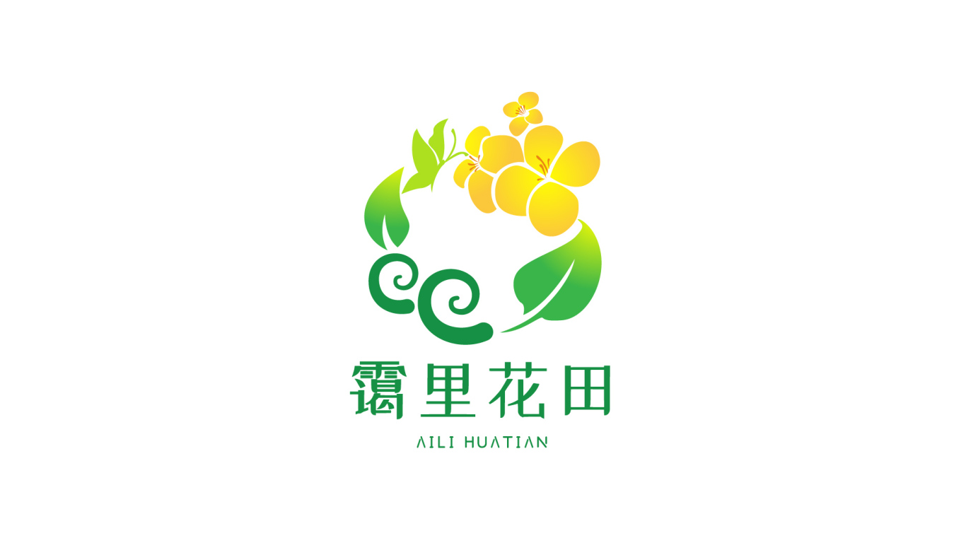 靄里花田logo設計圖0