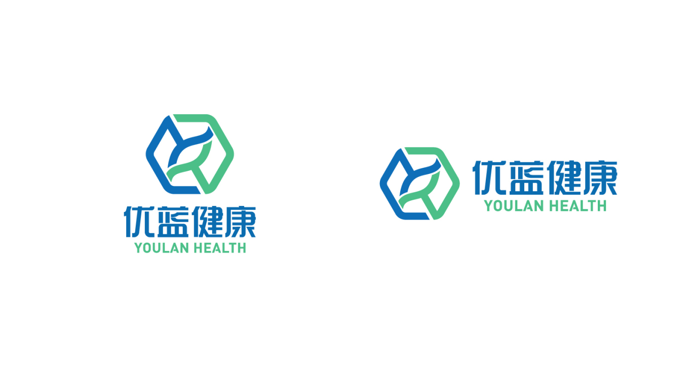 优蓝健康科技公司logo设计图2