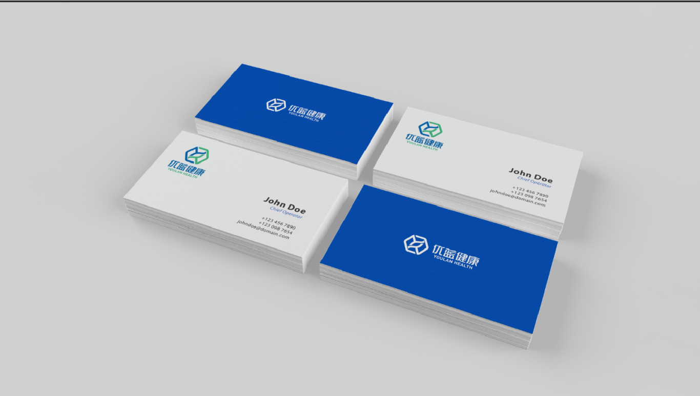 优蓝健康科技公司logo设计图6