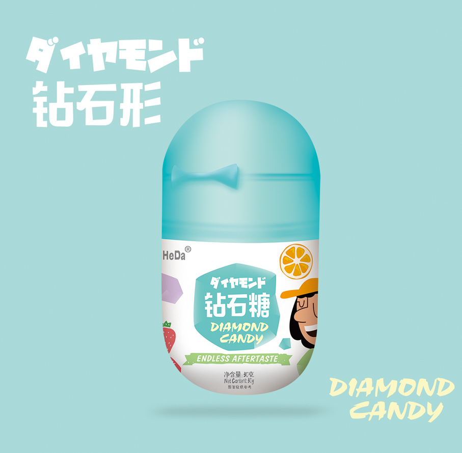 钻石糖 新型日系糖果设计图3