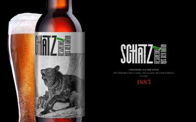 Schatz啤酒包裝酒類包裝設計