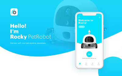 Rocky宠物机器人App设计