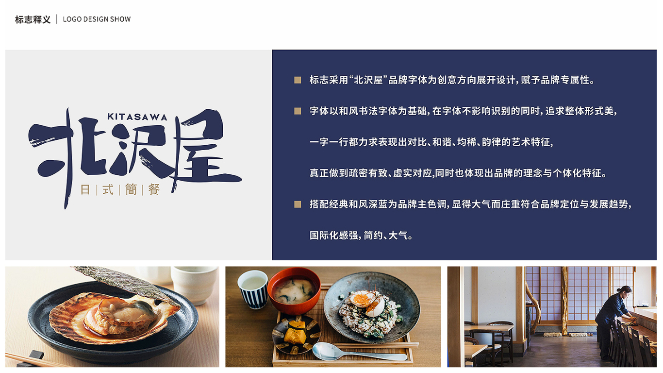 北沢屋日式简餐品牌LOGO设计中标图2