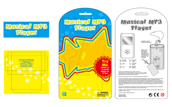 MP3玩具包裝