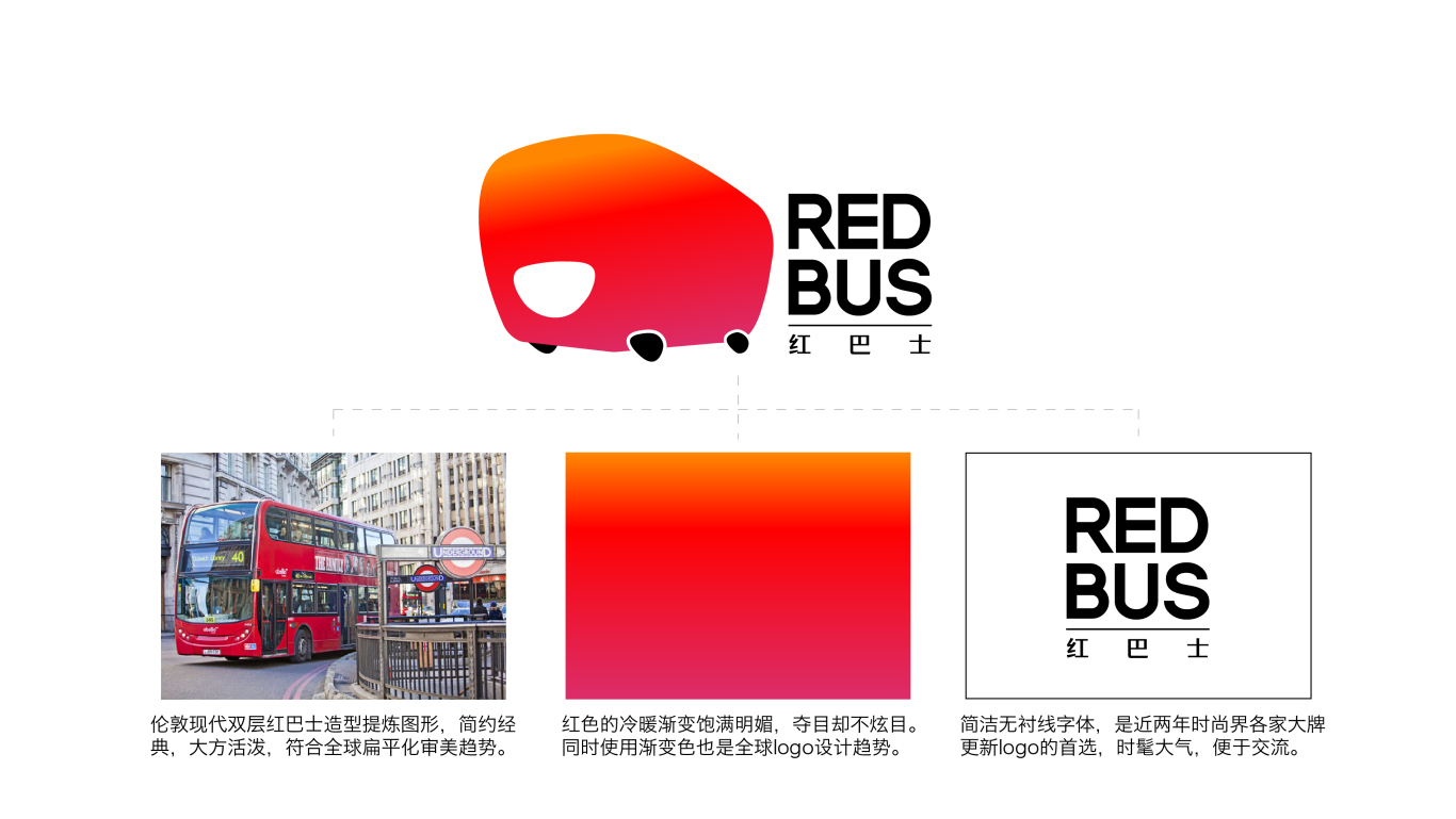 红巴士箱包品牌logo设计图0