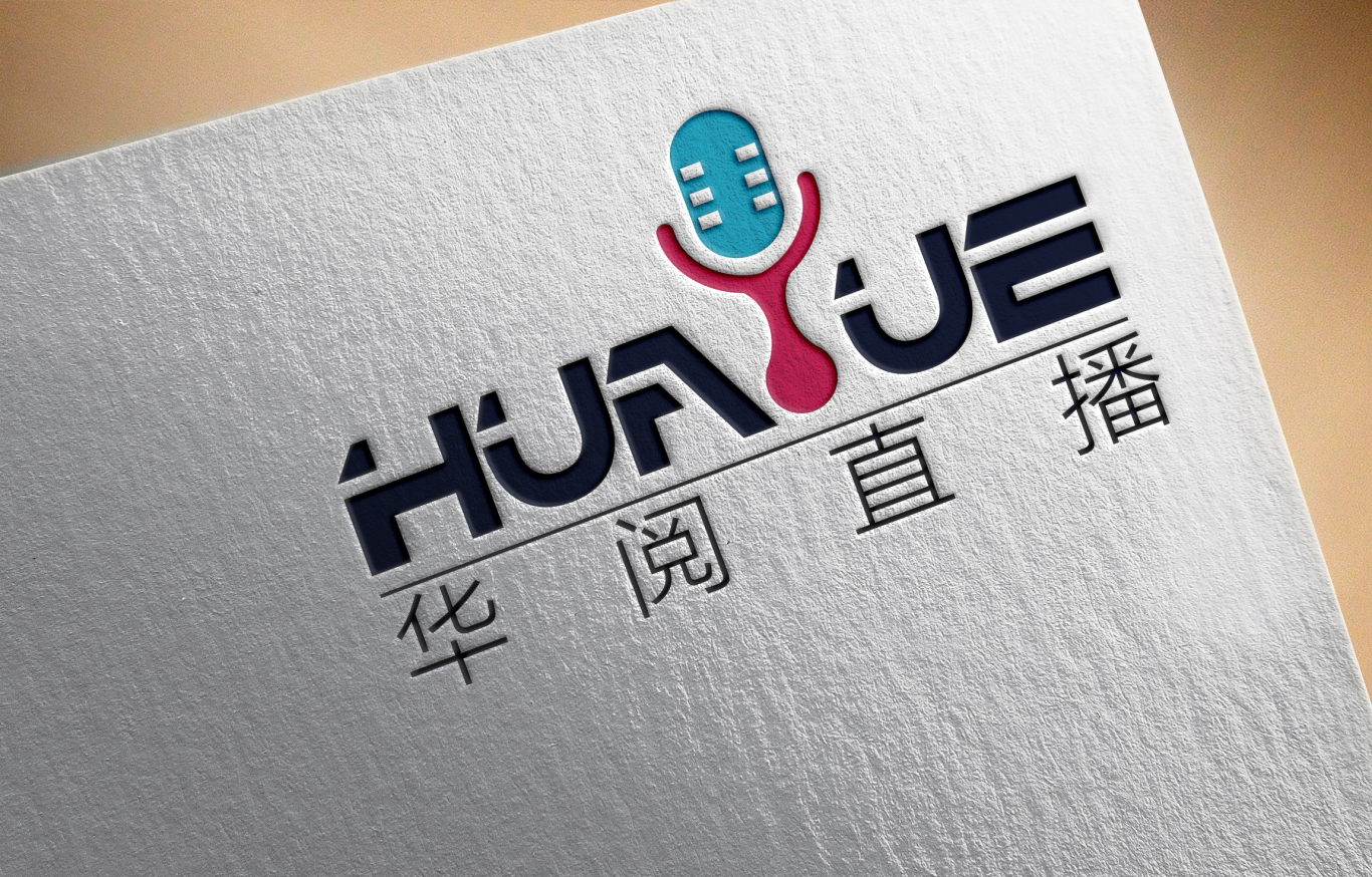 華閱娛樂logo設計圖1