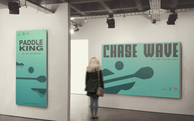 Chasewave皮劃艇競賽品牌主視覺延展