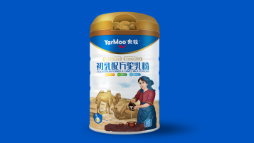 央牧骆驼奶粉包装设计系列延展