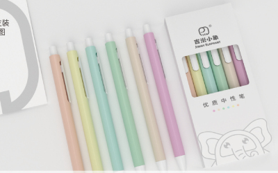 塑料中性笔配色及包装设计